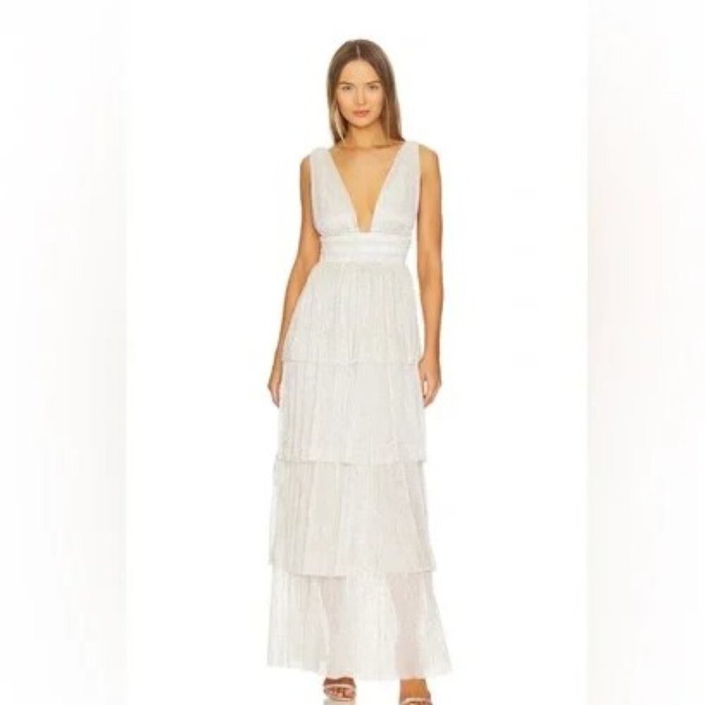 Sabina Musayev Alpha Dress, White, Size Small